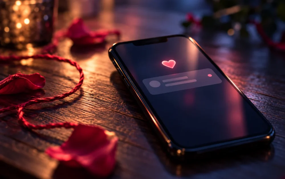 A phone screen showing an incoming message, representing a hoovering attempt from a narcissistic ex-partner